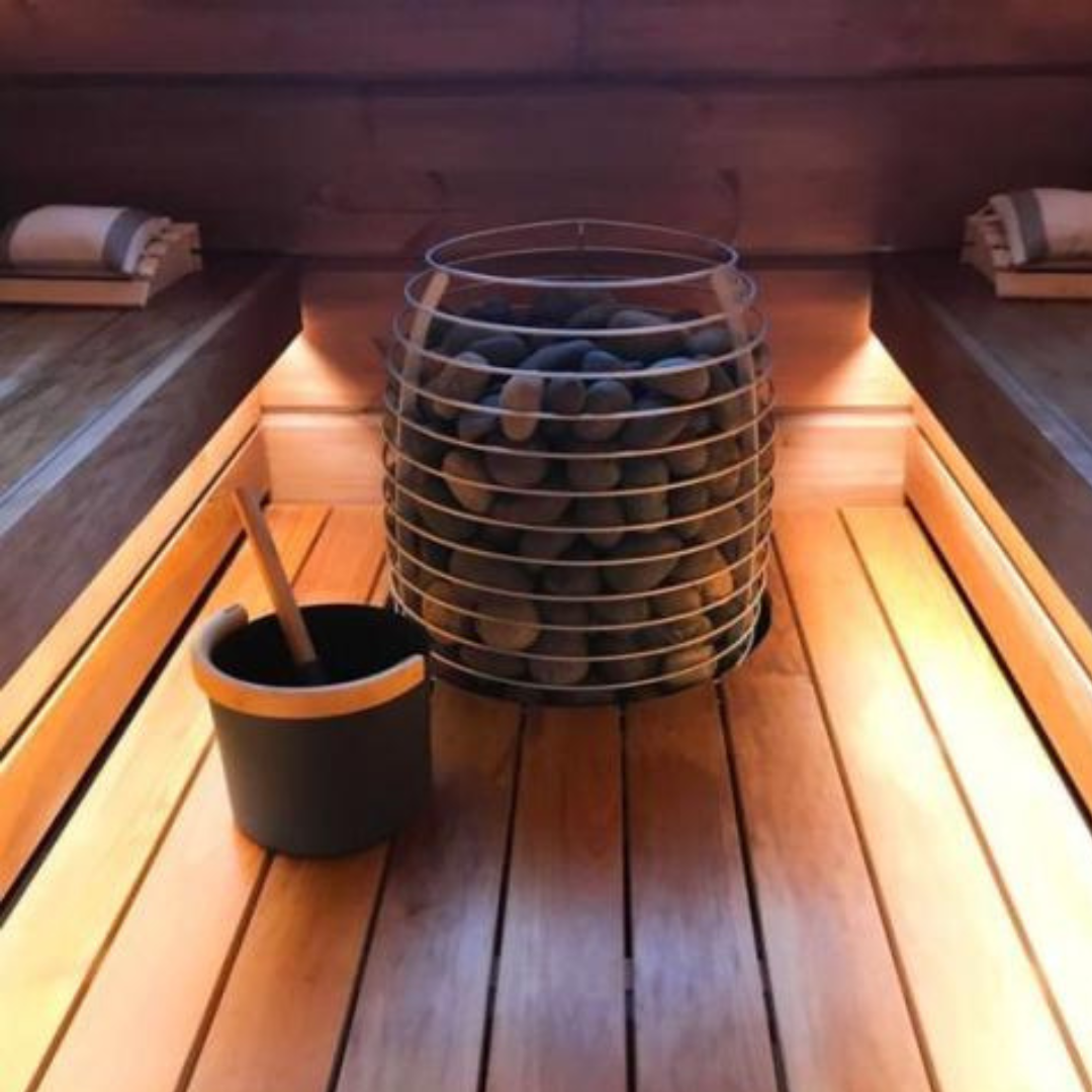 HUUM HIVE Series 12 kW Sauna Heater with Stones and Control