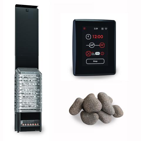 Saunum Air 7 6.4kW Sauna Heater Package - Sweet Life Saunas