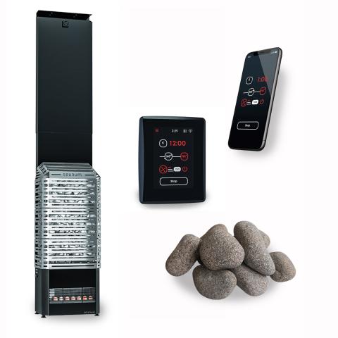 Saunum Air Series, 4.8kW Sauna Heater Package - Sweet Life Saunas