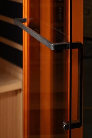 Home Saunas Golden Designs Orion 4 Person Full Spectrum Infrared Sauna with Himalayan Salt Bar GDI-8040-03