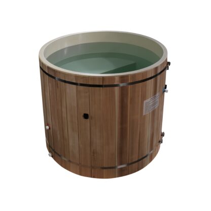 Dynamic Cold Therapy Cedar Barrel Cold Plunge with PVC Plastic Tub DCT-B-042-PLPC