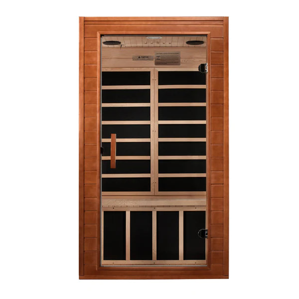 Dynamic Saunas Avila Elite 1-2 Person ULTRA-LOW-EMF FAR Infrared Sauna DYN-6103-01 Elite