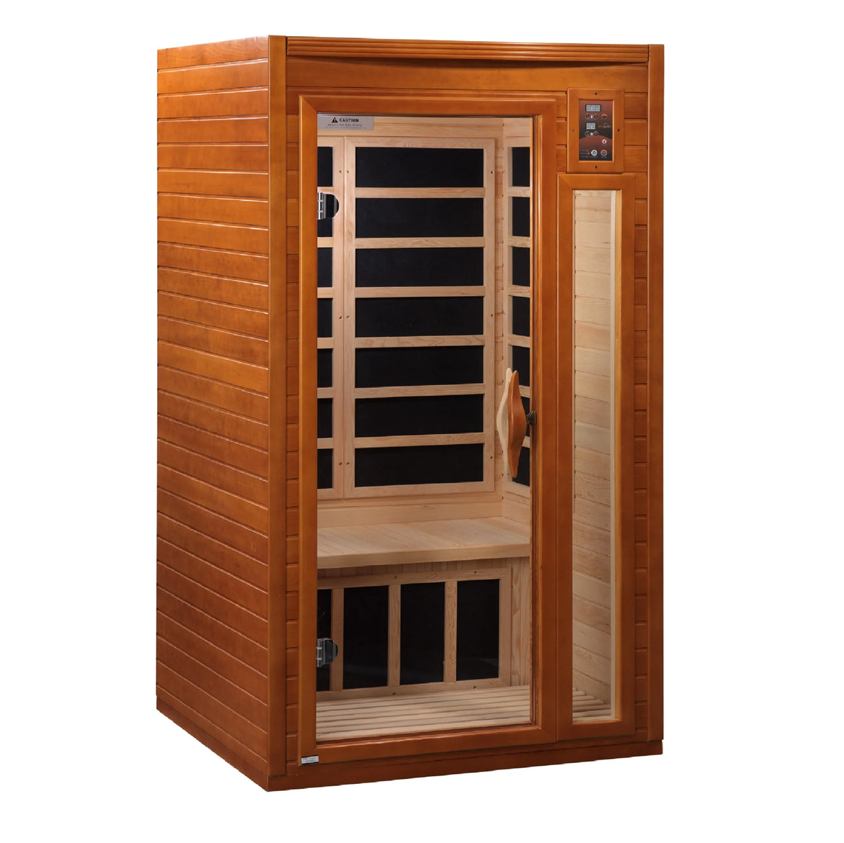 Dynamic Saunas Barcelona Elite 1 Person ULTRA- LOW EMF Far Infrared Sauna DYN-6106-01 Elite