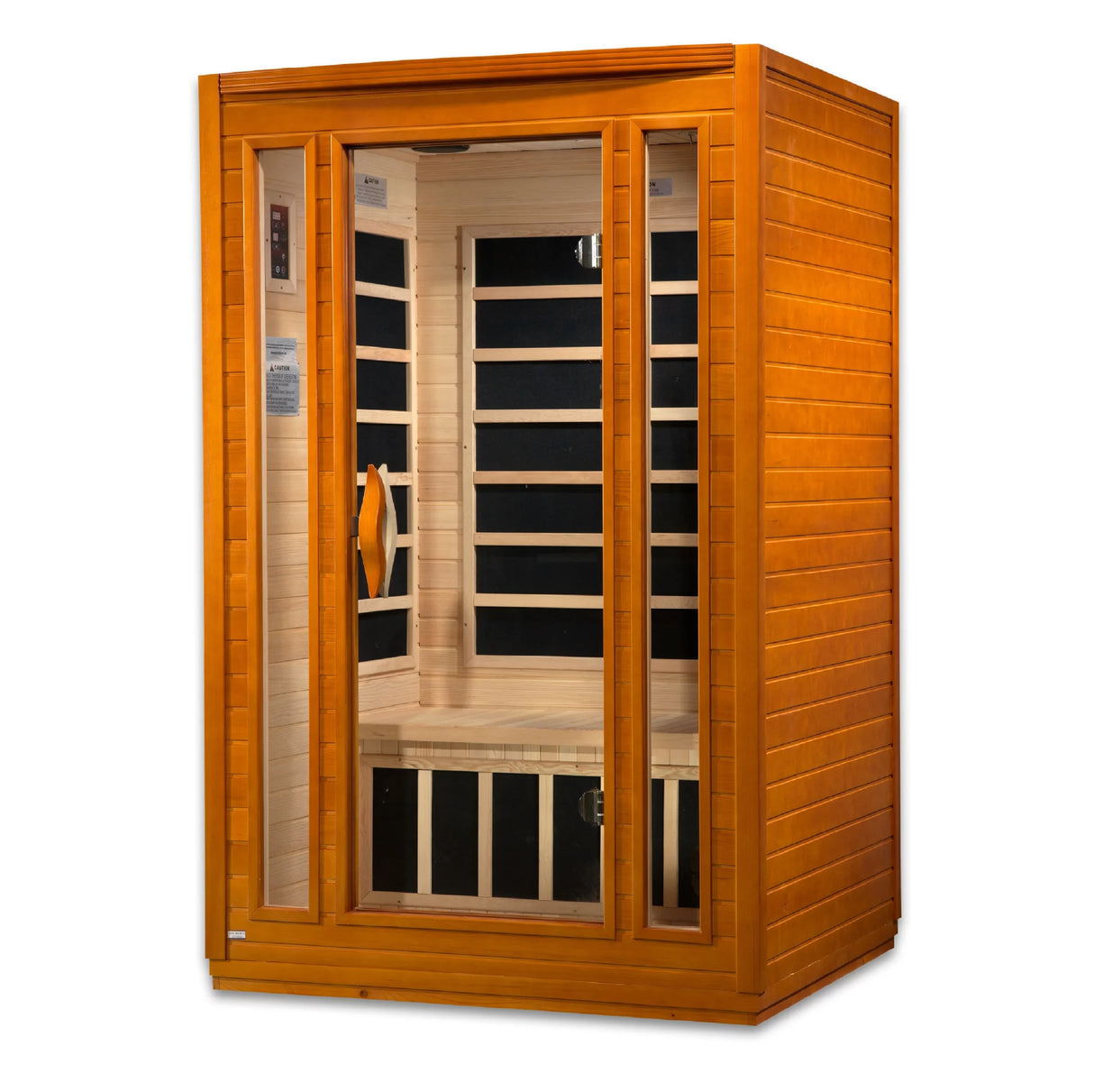 Dynamic Saunas San Marino Elite 2 Person Ultra Low EMF Far Infrared Sauna DYN-6206-01 Elite