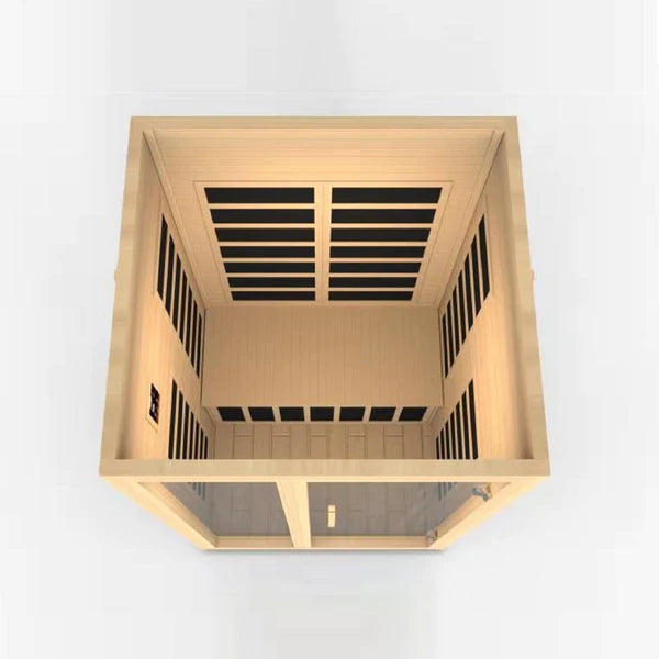 Dynamic Saunas Santiago Low EMF 2 Person Home Infrared Sauna DYN-6209-01