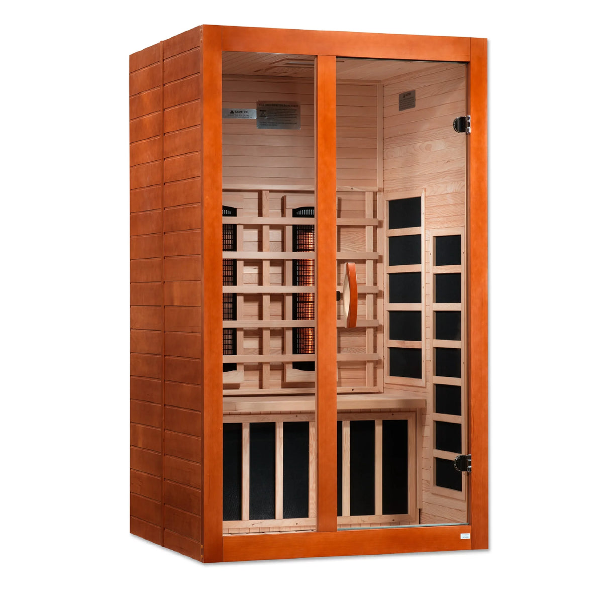 Dynamic Saunas Santiago 2 Person Full Spectrum Near Zero EMF Infrared Sauna DYN-6209-03 FS