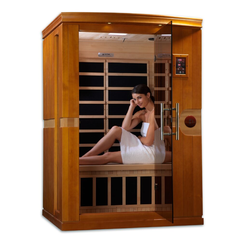 Dynamic Saunas Venice 2 Person Low EMF Far Infrared Sauna DYN-6210-01