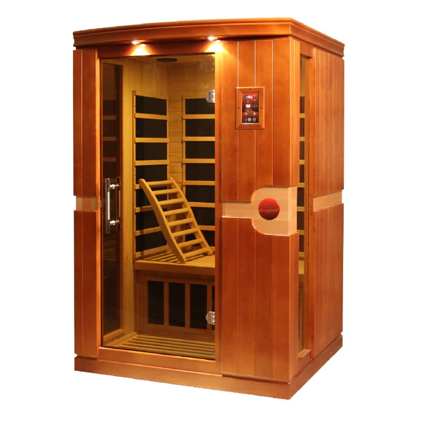 Dynamic Saunas Venice Elite 2 Person Ultra Low EMF Far Infrared Sauna DYN-6210-01 Elite