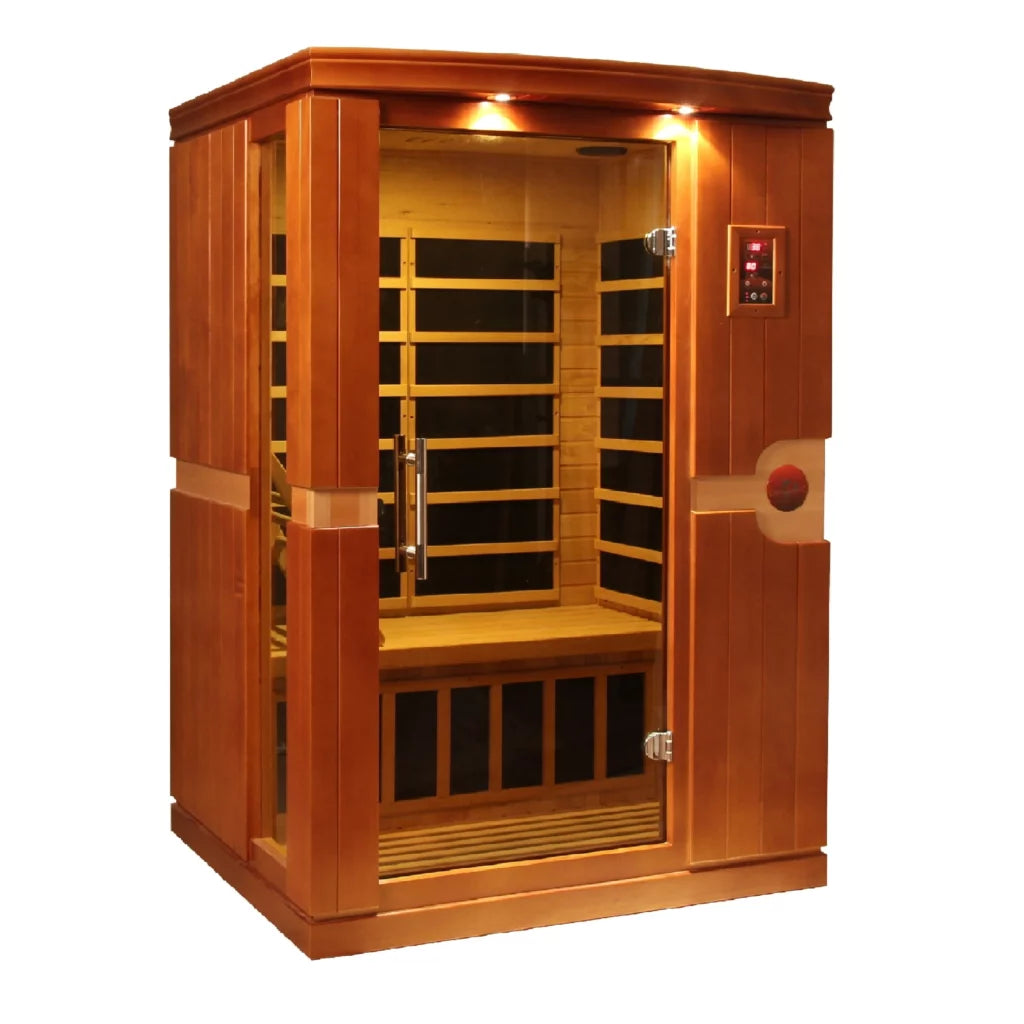 Dynamic Saunas Venice Elite 2 Person Ultra Low EMF Far Infrared Sauna DYN-6210-01 Elite