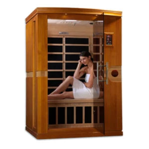 Dynamic Saunas Venice Elite 2 Person Ultra Low EMF Far Infrared Sauna DYN-6210-01 Elite