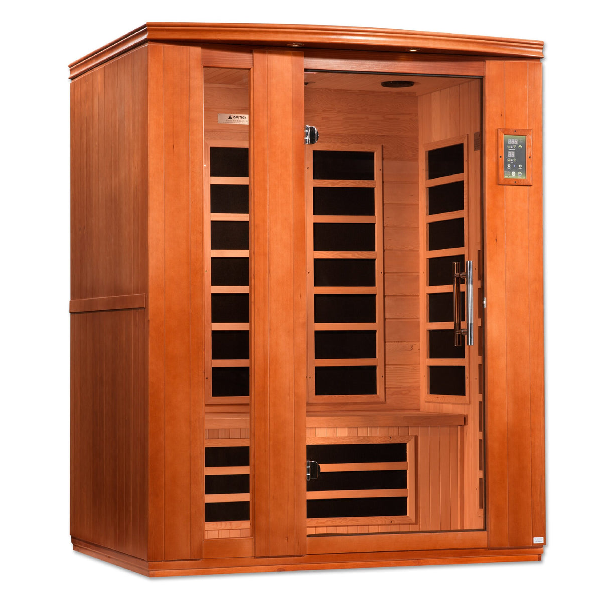 Dynamic Saunas Lugano 3 Person Low EMF Far Infrared Sauna DYN-6336-02