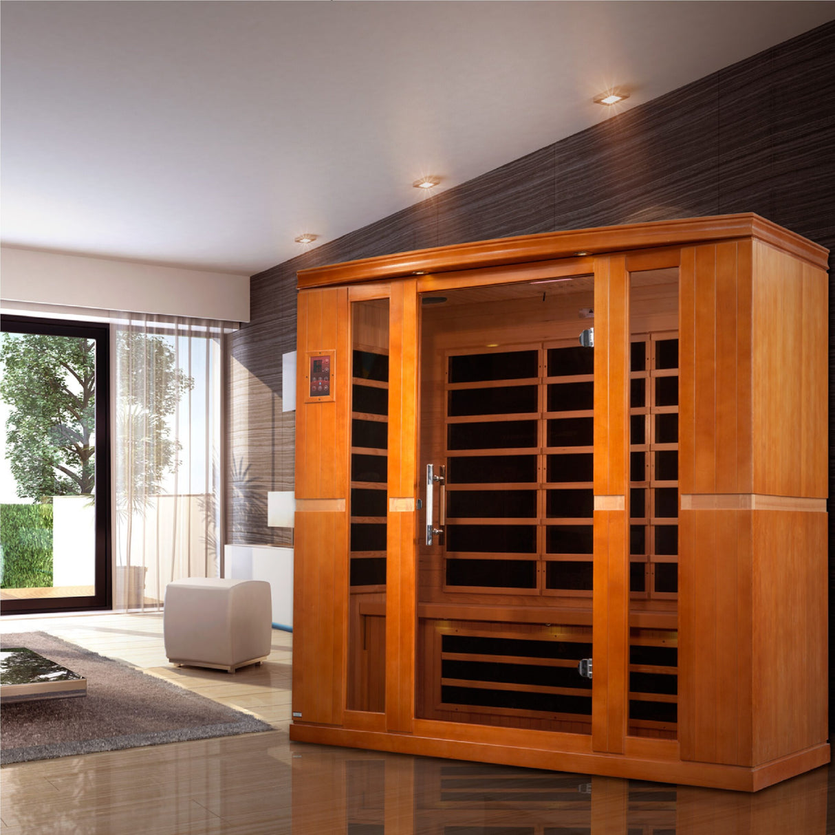 Dynamic Saunas Bergamo Low EMF Far Infrared Sauna DYN-6440-01