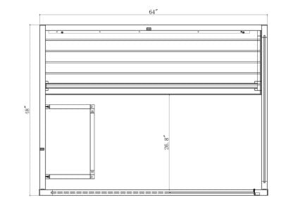 Golden Designs Hanko 2-3 Person Traditional Sauna Canadian Red Cedar Interior GDI-7202-01