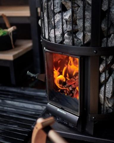 Harvia GreenFlame Series 15.9kW Wood Sauna Stove - Sweet Life Saunas
