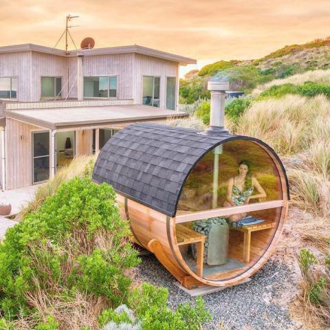 HUUM Sauna Barrel Wood Stove Chimney Kit - Sweet Life Saunas