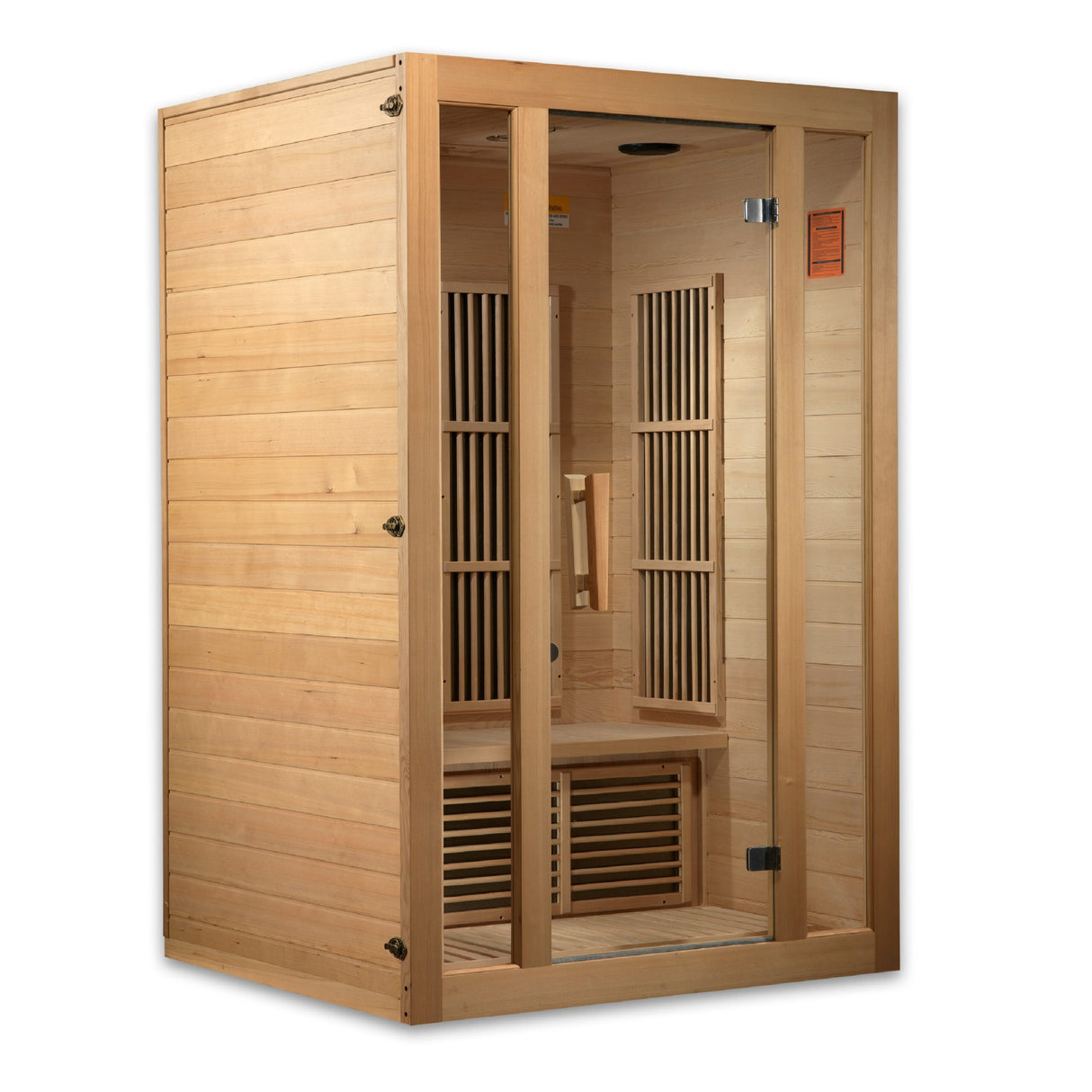 Maxxus “Seattle” 2 person Near Zero EMF FAR Infrared Sauna Canadian Hemlock