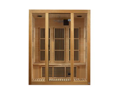 The Bellevue by Maxxus Saunas, 3 Person, Low EMF FAR, Canadian Hemlock, Infrared Sauna