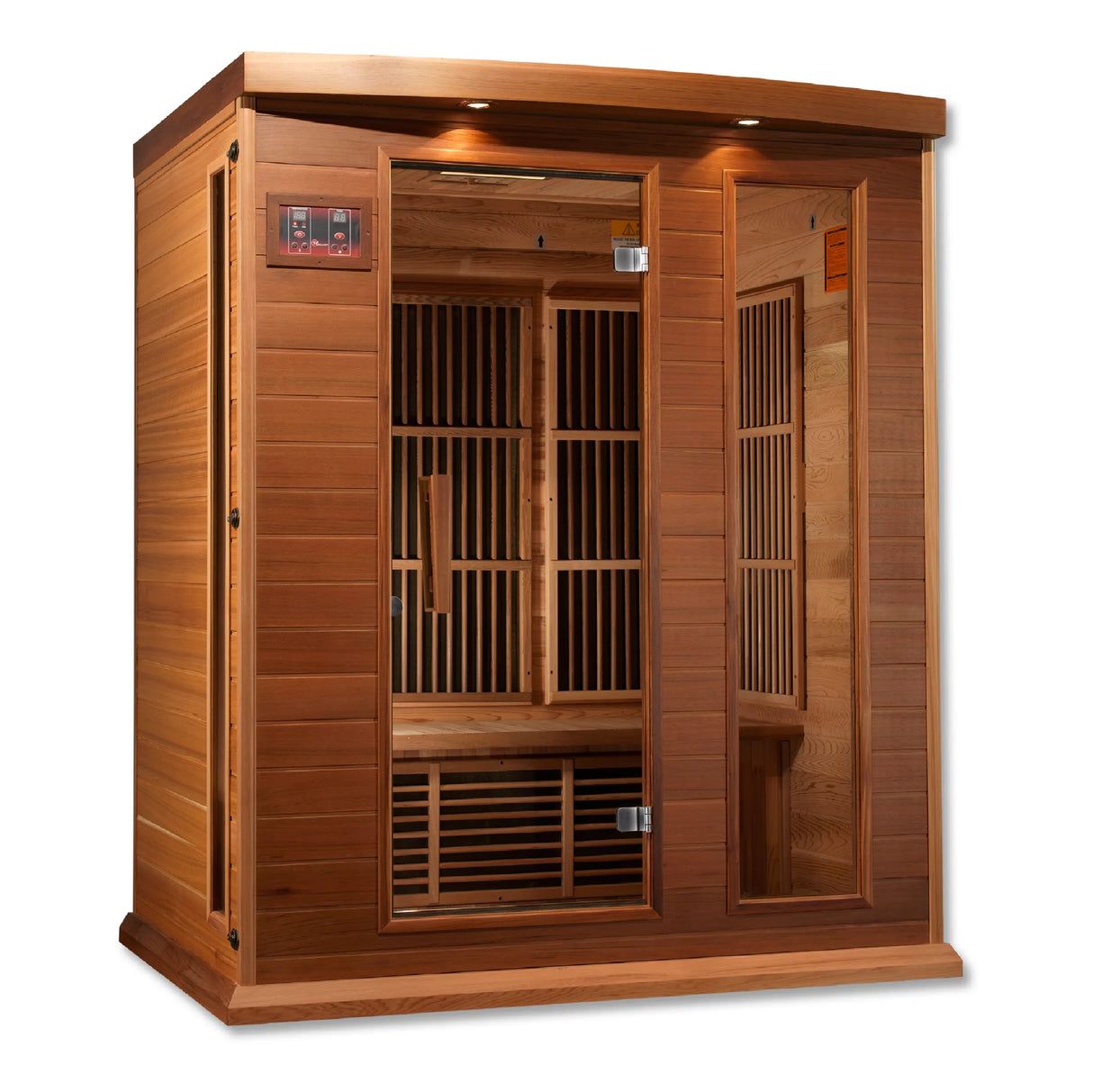 Maxxus Montilemar 3 Person Low EMF Far IR Sauna in Cedar MX-K306-01-CED