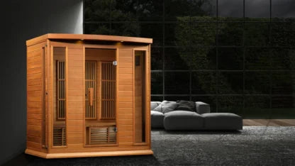 Maxxus Chaumont 4 Person Near Zero EMF FAR Infrared Sauna – Canadian Red Cedar MX-K406-01-ZF CED