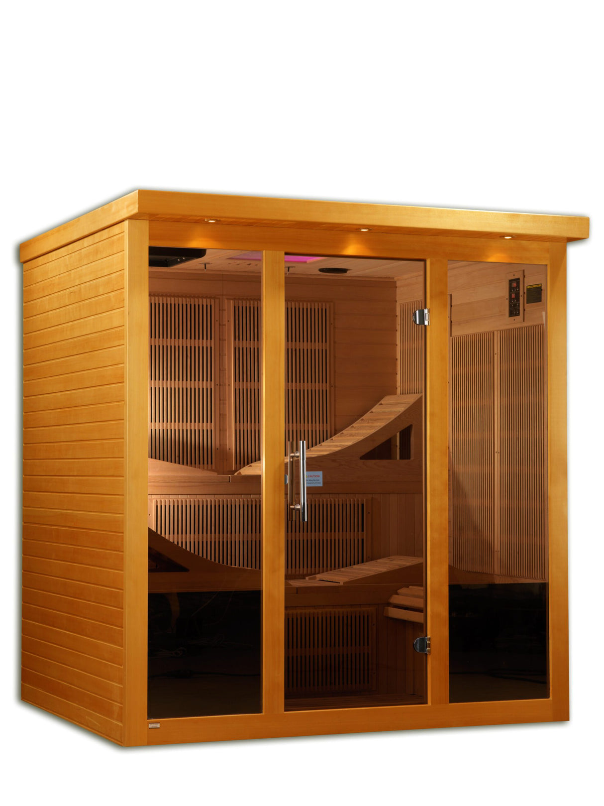 Dynamic Saunas Monaco 6 Person Ultra Low EMF Far IR Sauna DYN-6996-01
