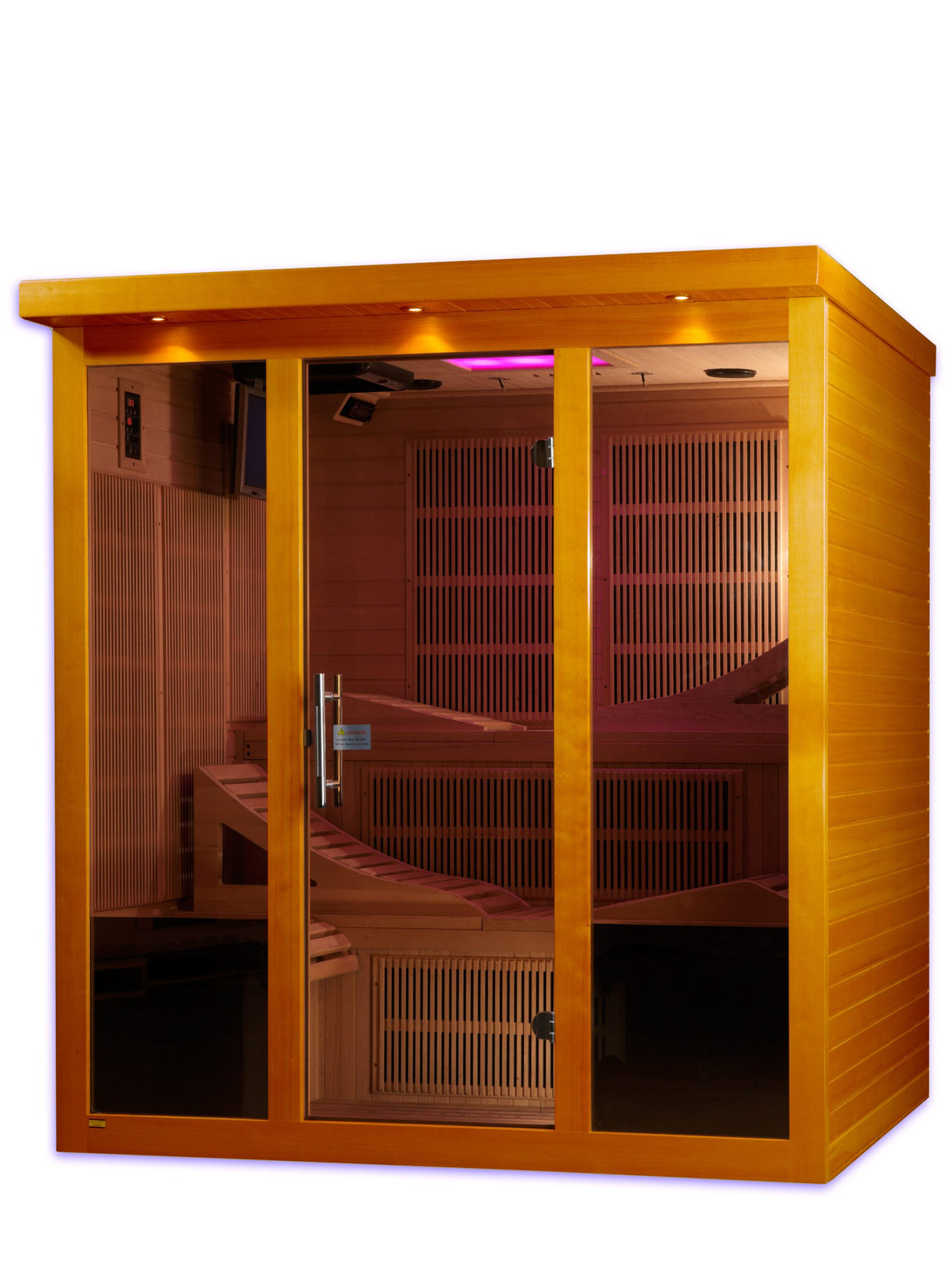 Dynamic Saunas Monaco 6 Person Ultra Low EMF Far IR Sauna DYN-6996-01