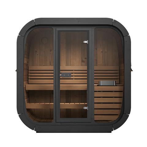 SaunaLife Cube-Series Outdoor Home Sauna Kit, Up to 3 Persons - Sweet Life Saunas