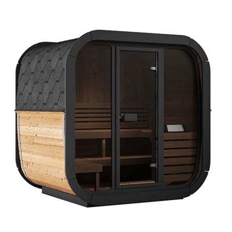 SaunaLife Cube-Series Outdoor Home Sauna Kit, Up to 4 Persons - Sweet Life Saunas