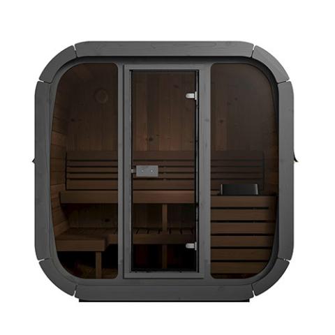 SaunaLife Cube-Series Outdoor Home Sauna Kit, Up to 4 Persons - Sweet Life Saunas
