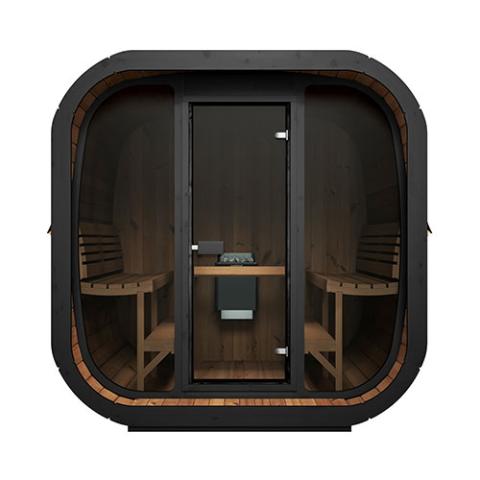 SaunaLife Cube-Series Outdoor Home Sauna Kit, Up to 6 Persons - Sweet Life Saunas