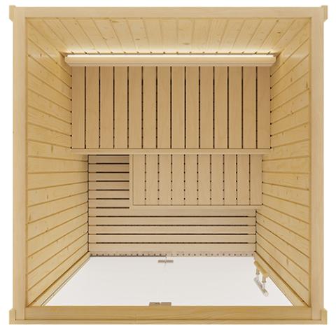 SaunaLife XPERIENCE Series Indoor Sauna DIY Kit w/LED Light System, 1-2-Person - Sweet Life Saunas