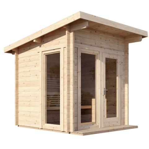 SaunaLife Garden-Series Outdoor Home Sauna Kit - Up to 6 Persons - Sweet Life Saunas