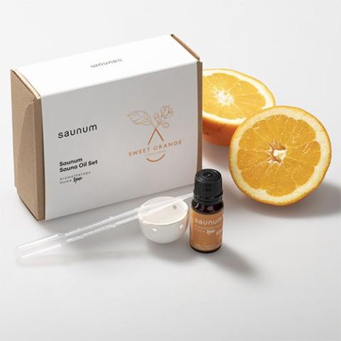 Saunum Sweet Orange Aroma Oil with Reservoir, 10 mL - Sweet Life Saunas