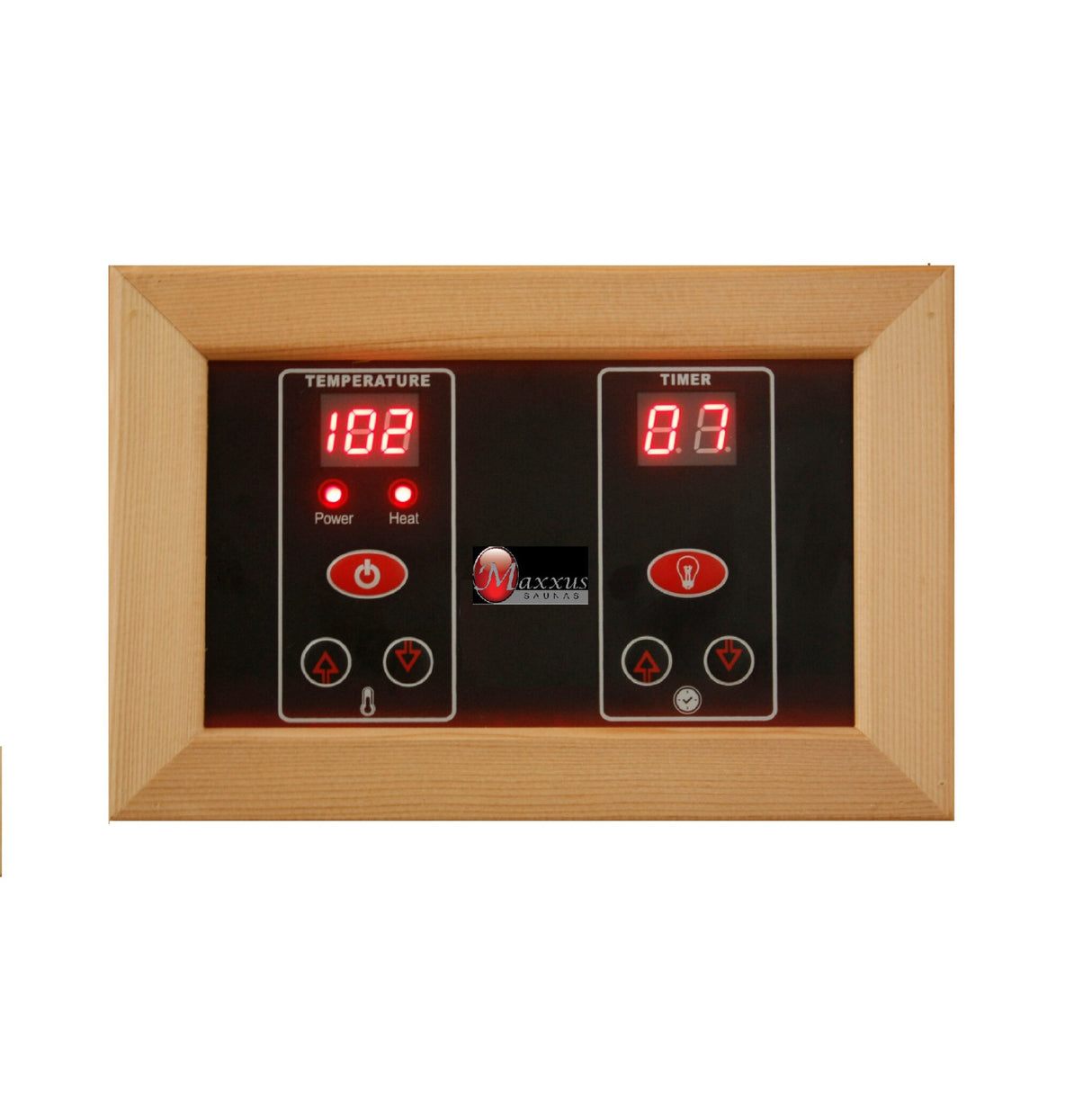 Maxxus Avignon 3 Person Corner Near Zero EMF FAR Infrared Sauna – Canadian Hemlock MX-K356-01-ZF
