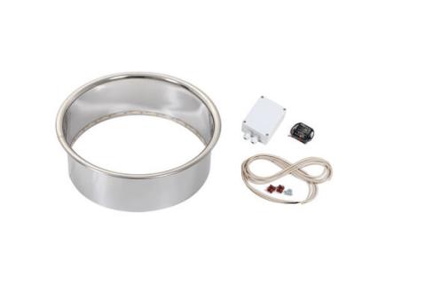 Harvia Embedding Flange w/ LED-Lighting for Cilindro Half 6/8kW - Sweet Life Saunas