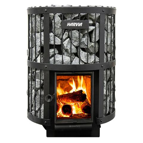 Harvia GreenFlame Series 15.9kW Wood Sauna Stove - Sweet Life Saunas