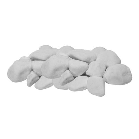 Harvia White Sauna Stones, Rounded, 5-10cm - Sweet Life Saunas