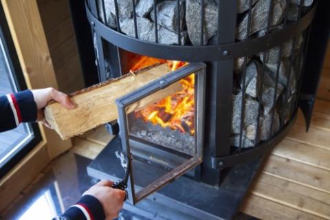 Harvia GreenFlame Series 15.9kW Wood Sauna Stove - Sweet Life Saunas