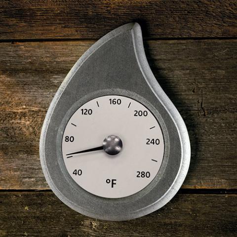 Hukka Sauna Thermometer, Droplet