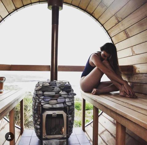 HUUM Sauna Barrel Wood Stove Chimney Kit - Sweet Life Saunas