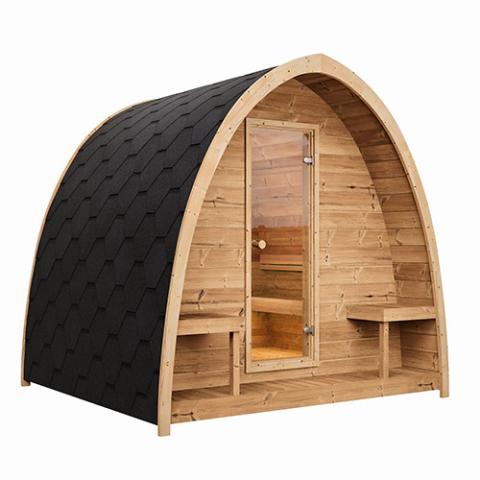 SaunaLife Garden-Series Outdoor Home Sauna Kit, Up to 6 persons - Sweet Life Saunas