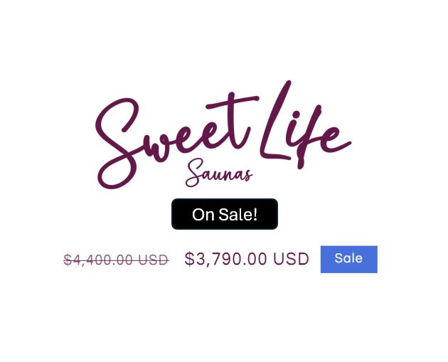 Sweet Life Saunas - Products on Sale