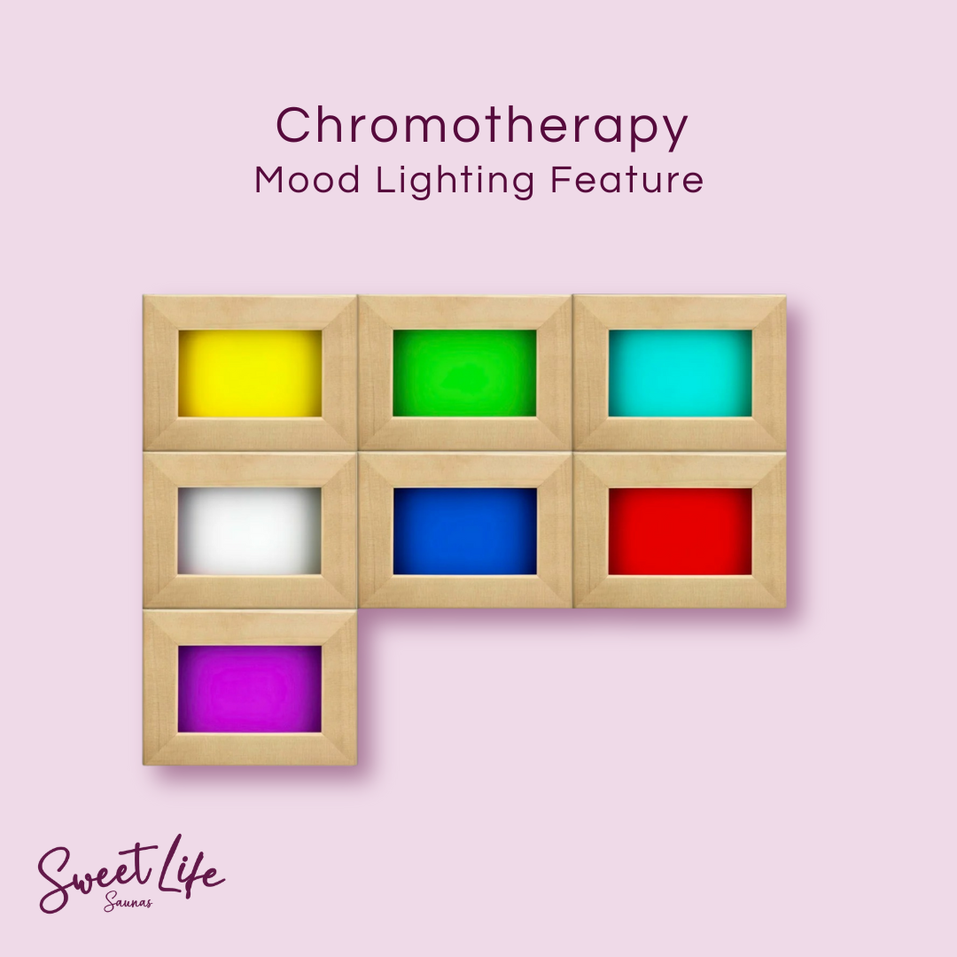 Chromotherapy lighting feature