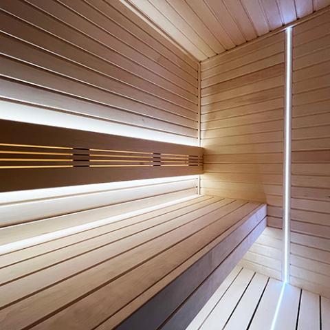 Universal Sauna White Light Flexible LED Strip, 16FT - Sweet Life Saunas