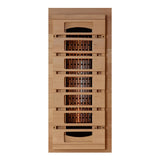 Home Saunas Golden Designs Orion 4 Person Full Spectrum Infrared Sauna with Himalayan Salt Bar GDI-8040-03