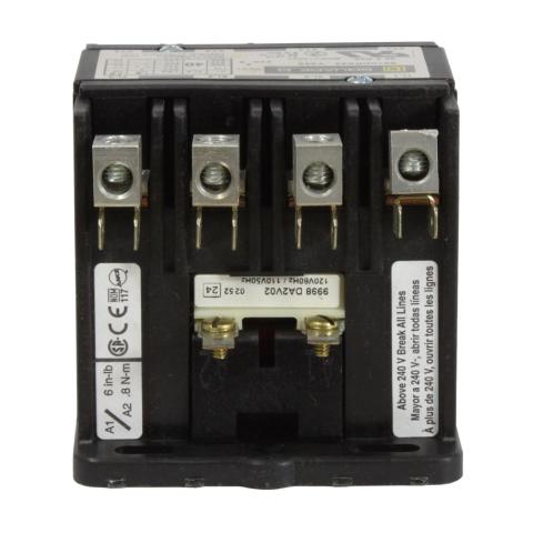 Mr. Steam Contactor, 50Amp, 4-Pole, 120V, 50/60, CU Series