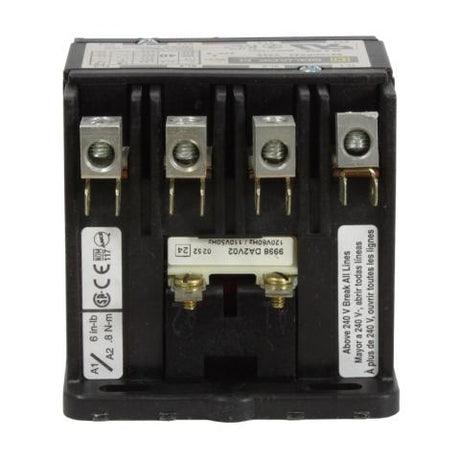 Mr. Steam Contactor, 50Amp, 4-Pole, 120V, 50/60, CU Series