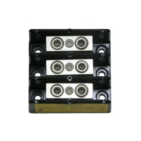 Mr.Steam Terminal Block, 150AMP, 3-Pole, CU Series