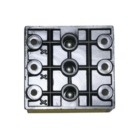 Mr.Steam Terminal Block, 150AMP, 3-Pole, CU Series