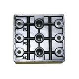 Mr.Steam Terminal Block, 150AMP, 3-Pole, CU Series
