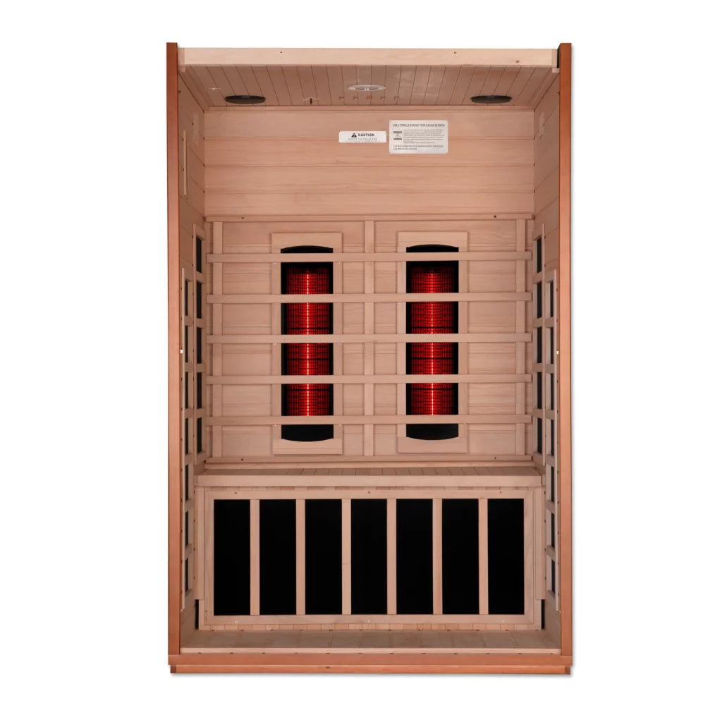 Dynamic Saunas Cardoba 2 Person Full Spectrum Near Zero EMF Infrared Sauna DYN-6203-02 FS
